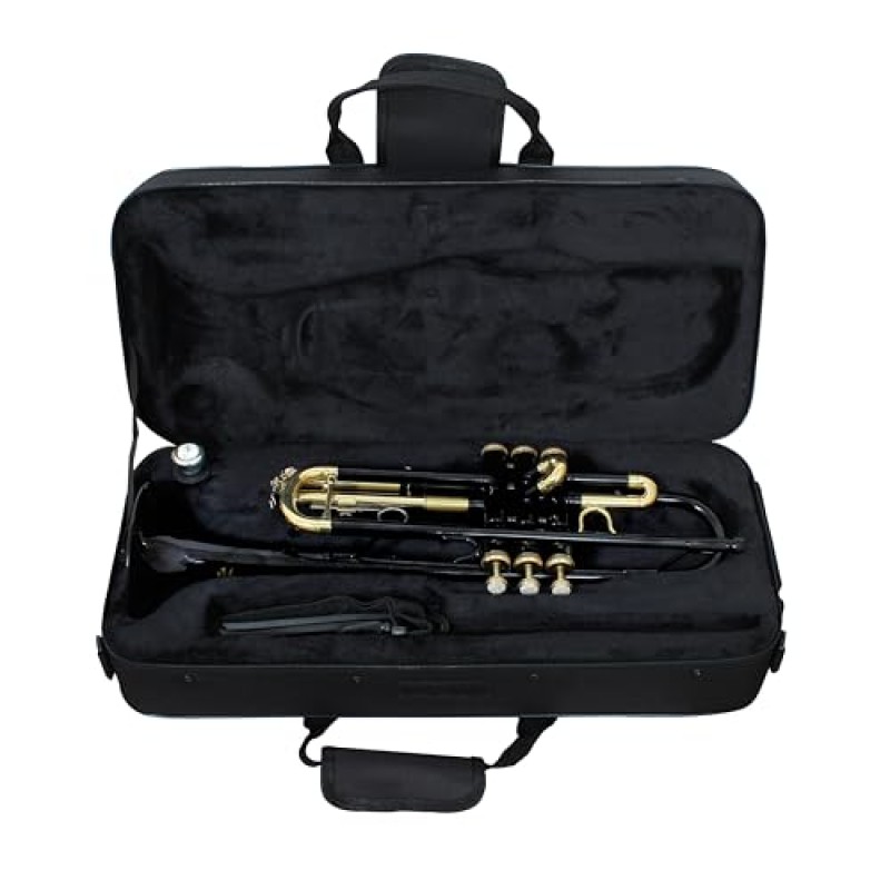 WAXWING trumpet Bb imported sound quality good with hard case (black) WAXWING trumpet Bb imported sound quality good with hard case (black)