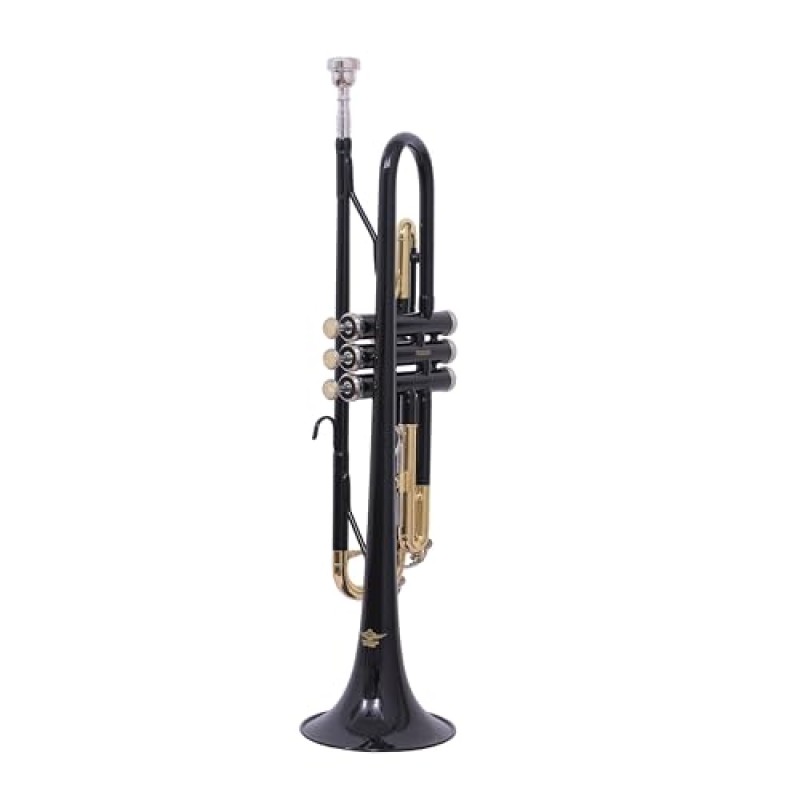 WAXWING trumpet Bb imported sound quality good with hard case (black) WAXWING trumpet Bb imported sound quality good with hard case (black)