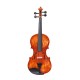 Waxwing 4/4 Full Size Violin with Bow and Carrying Case, Natural Wood glossy Finish