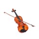 Waxwing 4/4 Full Size Violin with Bow and Carrying Case, Natural Wood glossy Finish