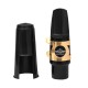 Waxwing Alto Saxophone Mouthpiece with Cap, Black and Gold Waxwing Alto Saxophone Mouthpiece with Cap, Black and Gold