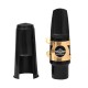 Waxwing Alto Saxophone Mouthpiece with Cap, Black and Gold Waxwing Alto Saxophone Mouthpiece with Cap, Black and Gold