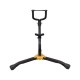 Waxwing Saxophone Stand, Foldable with Adjustable Height, Black and Yellow