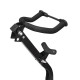 Waxwing Saxophone Stand, Foldable with Adjustable Height, Black and Yellow