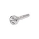 Trumpet Mouthpiece, Silver-Plated Metal, Professional Grade Trumpet Mouthpiece, Silver-Plated Metal, Professional Grade