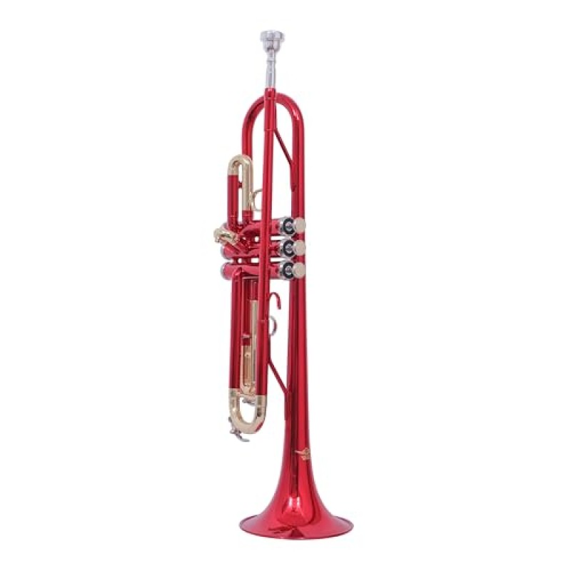 Waxwing trumpet Bb professional sound.colour imported with 7c mouthpiece and hard case. Waxwing trumpet Bb professional sound.colour imported with 7c mouthpiece and hard case.