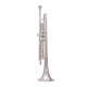 Waxwing india Professional Bb Trumpet, Silver-Plated Brass, Standard Size with 3 Valves with imported oil gloves cleaning kit hard case Waxwing india Professional Bb Trumpet, Silver-Plated Brass, Standard Size with 3 Valves with imported oil gloves cleaning kit hard case